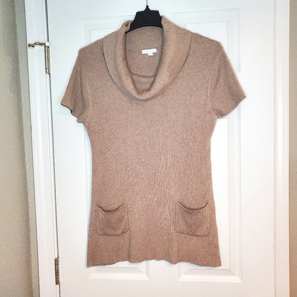 New York & Co Cowl Neck Sweater Dress with Pockets